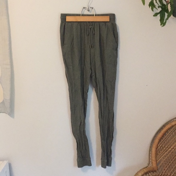 Comfy Linen/Rayon Joggers - Picture 1 of 5